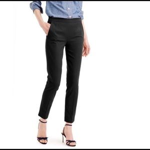 J Crew Marnie crop slim pant in black